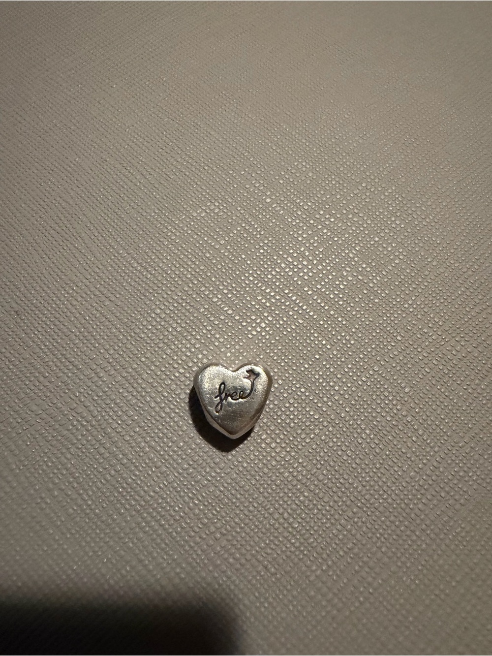Pandora Silver Heart 'Free' Charm